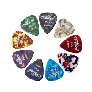 Celluloid Guitar Picks Variety Pack of 10