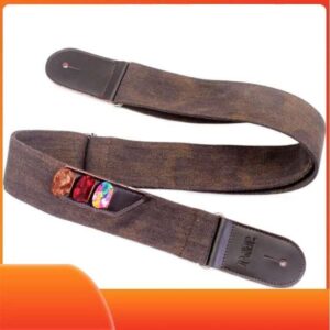 Premium Vintage Brown Leather Guitar Strap