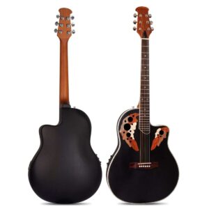 Round Back Acoustic Electric Cutaway Guitar