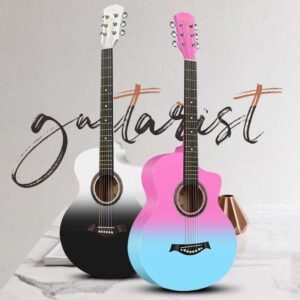 Pastel Gradient Professional Acoustic Guitar